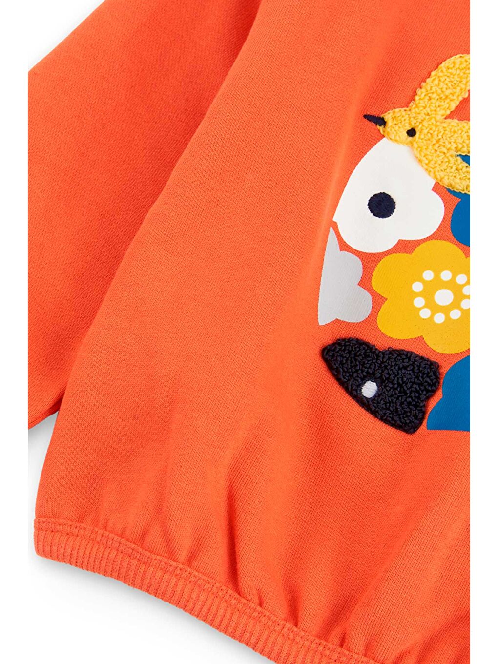 Boboli Turuncu Kız Çocuk Polar Sweatshirt - 3