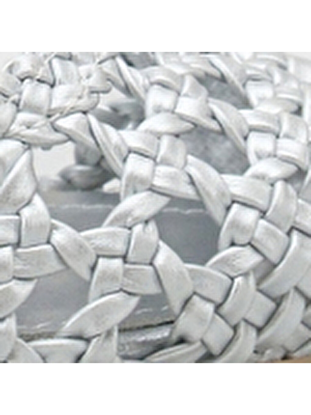 Gri Laurie Örgü Sivri Burunlu Orta Topuklu Arkası Açık Kadın Ayakkabı-6