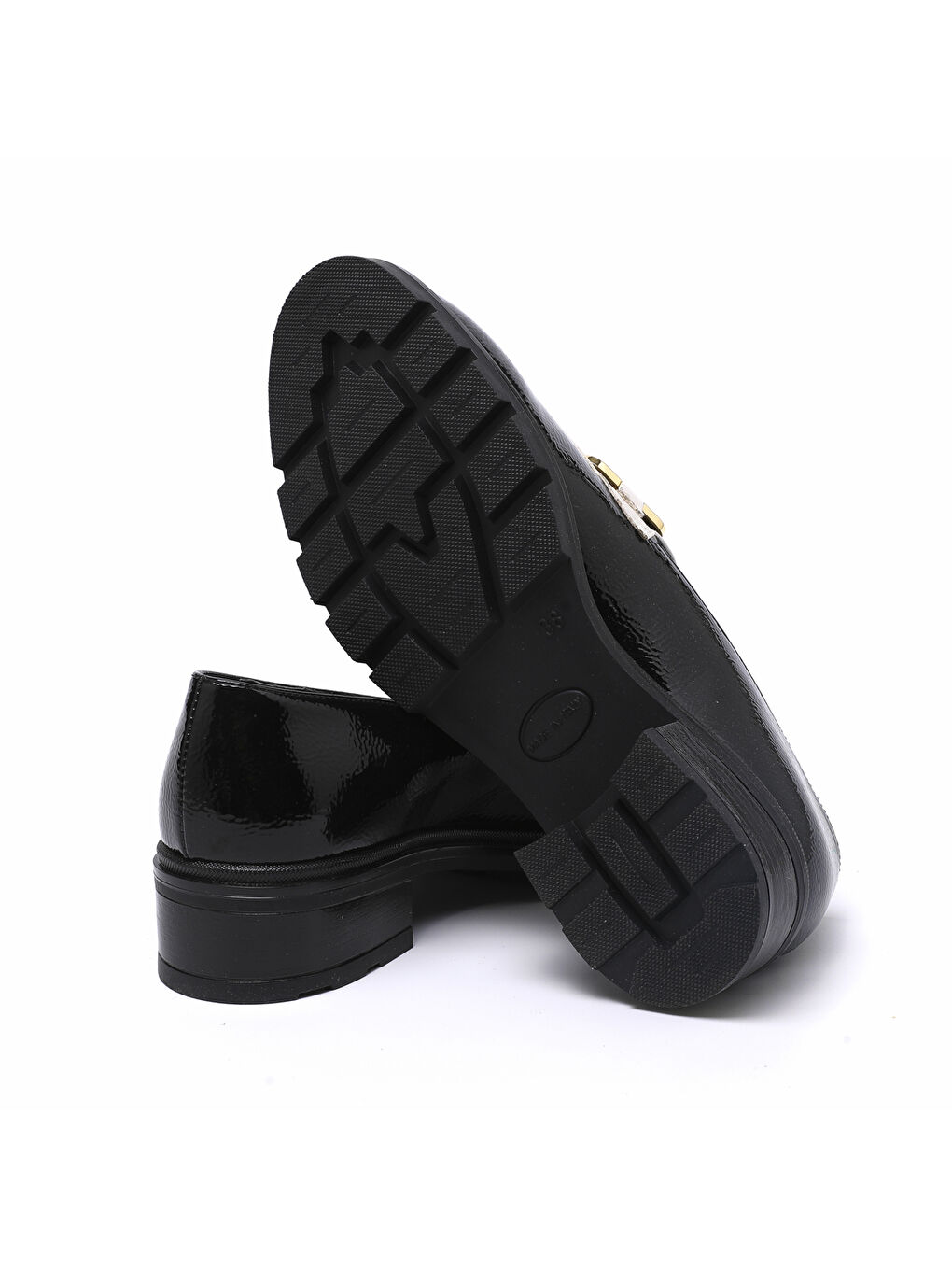 Siyah Kadın Loafer 3Q5267DM 5267 DM AXEL NERO / SOFT P PAN-4