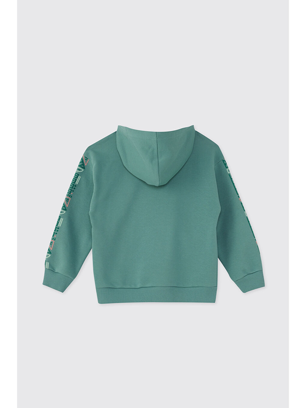 Erkek Çocuk Fermuarlı Yeşil Sweatshirt-1