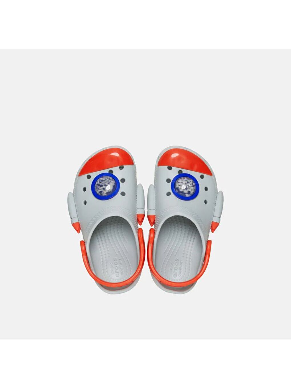 Gri Classic Rocket Ship Clog T Çocuk Terlik 210359_1NM-1