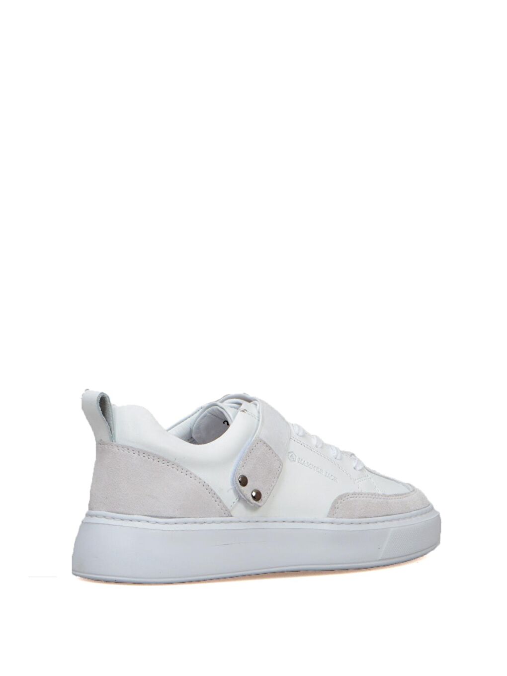 Bonde Hakiki Deri Beyaz Kadın Spor Ayakkabı-2