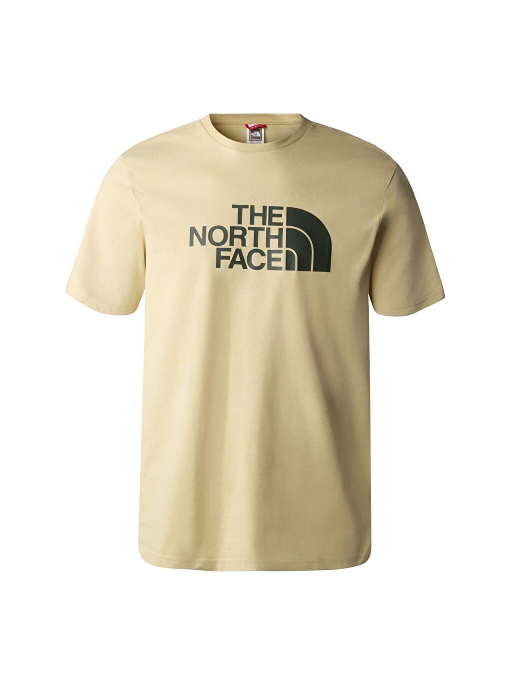 The North Face Easy Erkek Bej Bisiklet Yaka Tişört