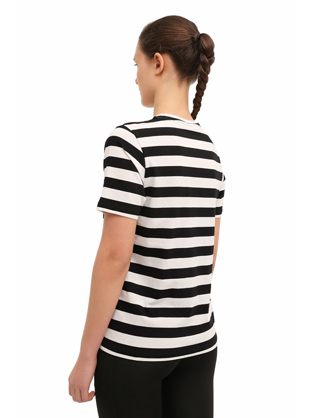 WL CLIFF 11BT205 5FX Siyah Kadın Kısa Kol T-Shirt-1