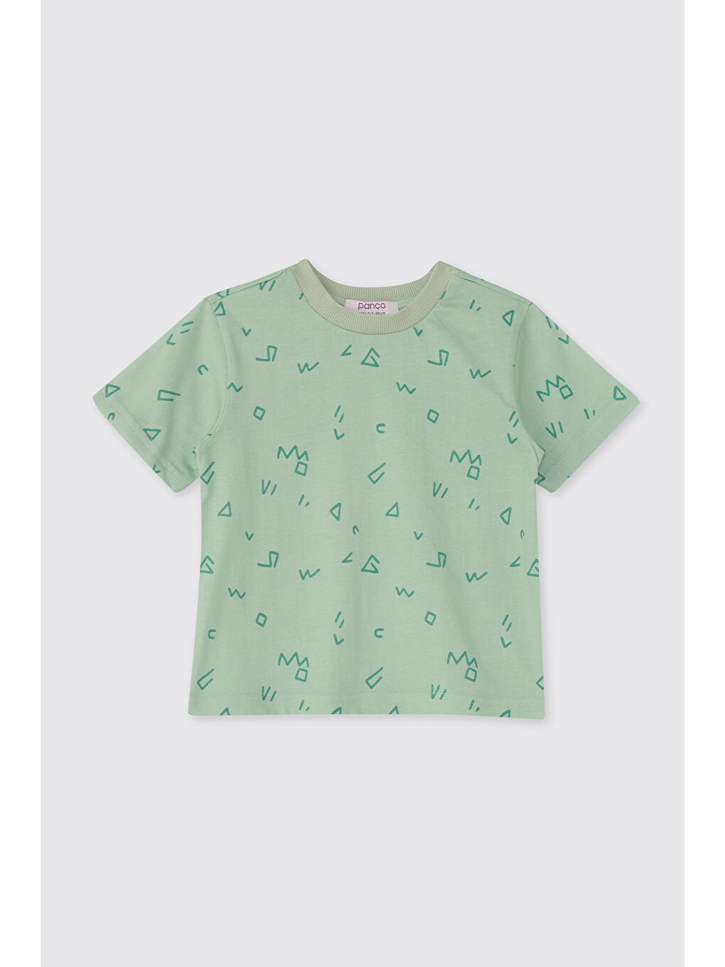 Erkek Bebek Baskılı Yeşil Tişört