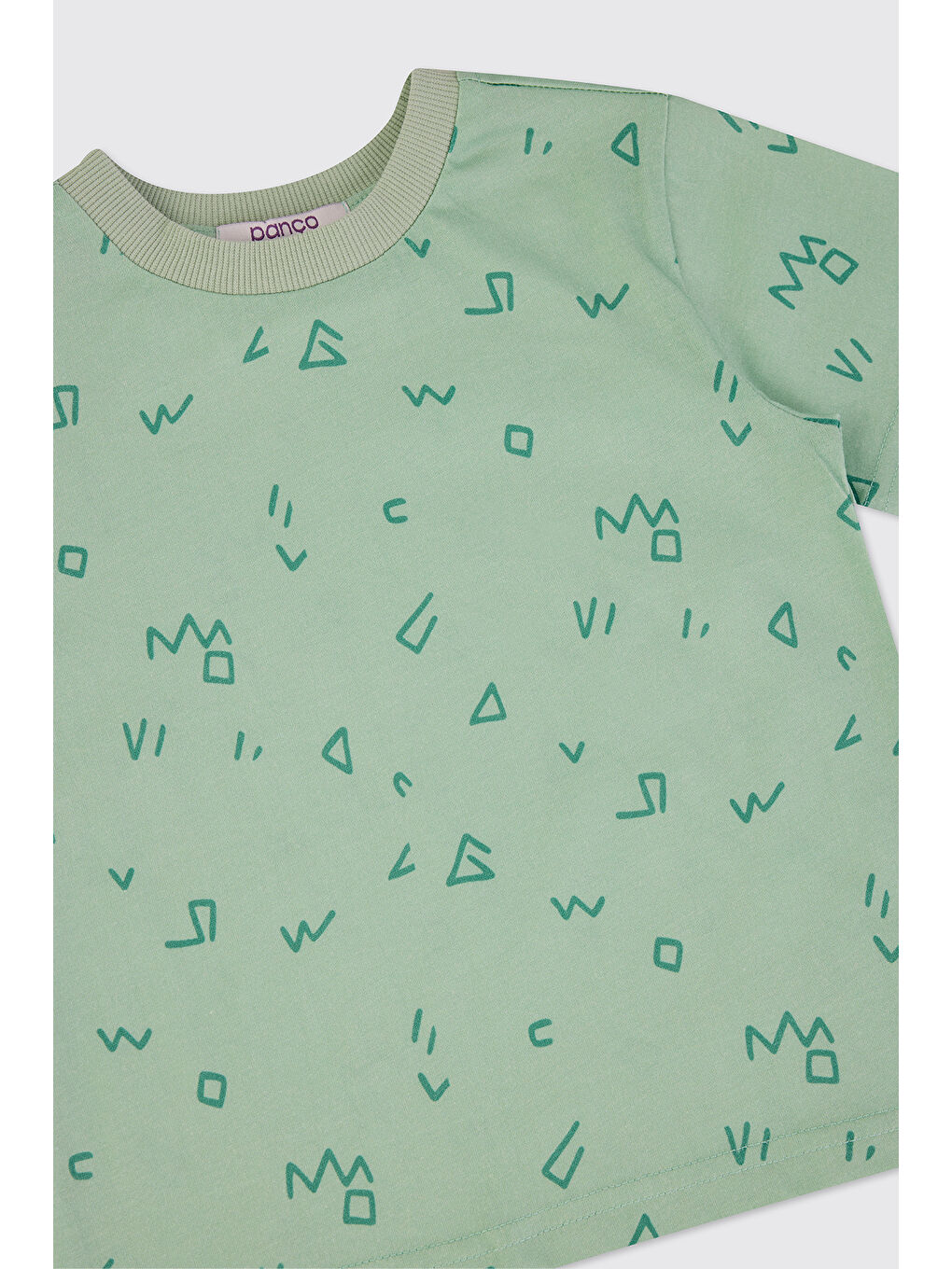 Erkek Bebek Baskılı Yeşil Tişört-2