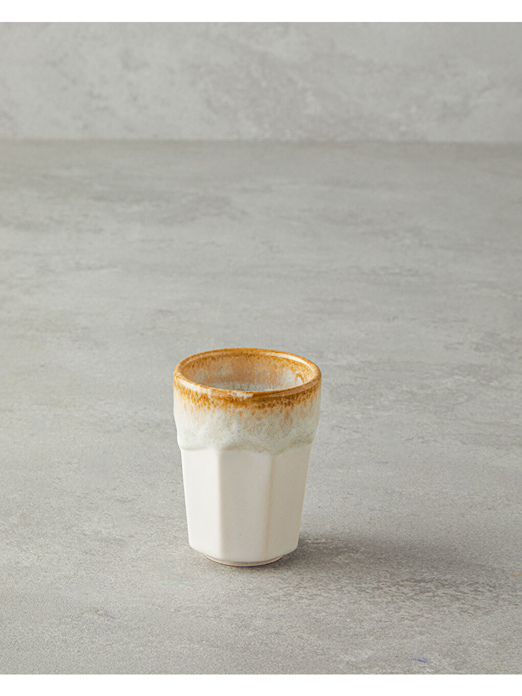 Ekru Alicent Seramik Espresso Fincan 105 ml Krem-1