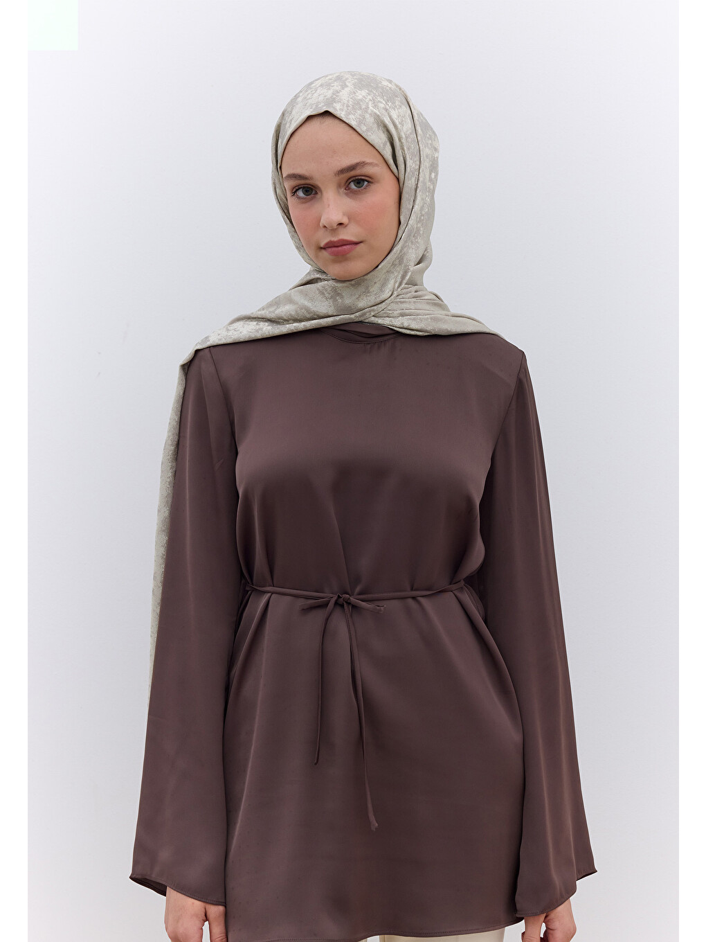 Luxury Shine Şal Bej
