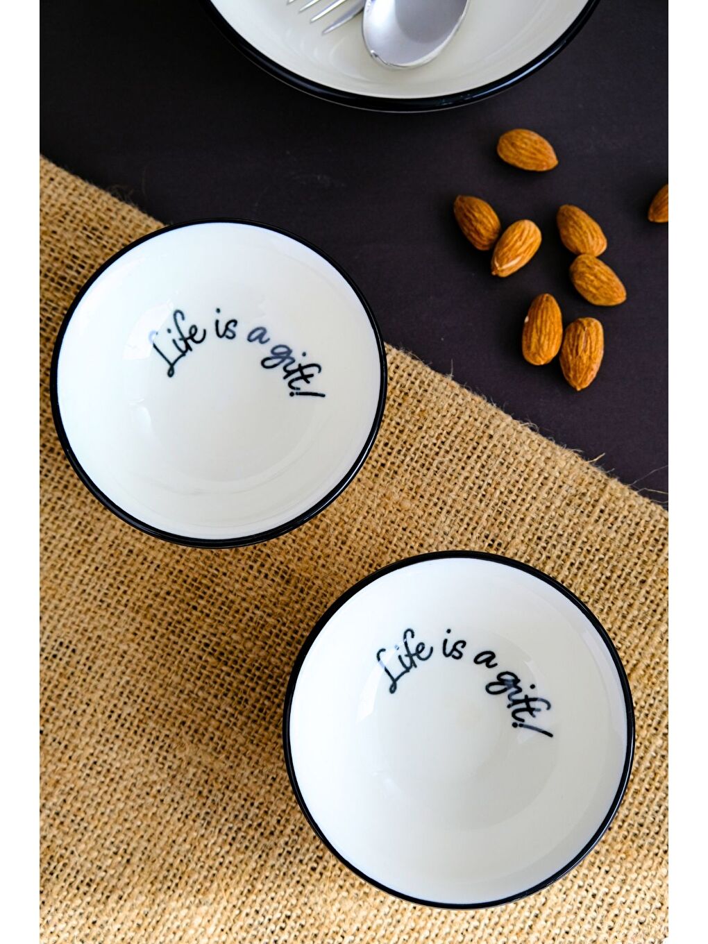 Beyaz Motto Gift Mini Kase 90cc 2 li 10x10x3cm