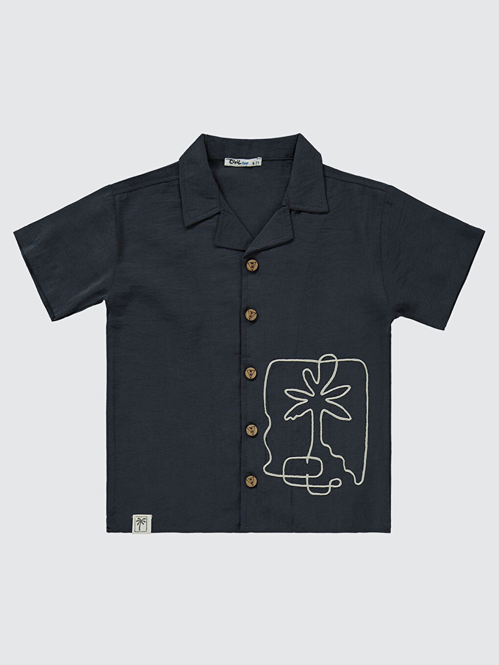 Gri Boys Erkek Çocuk Takım 6-9 Yaş Füme-2