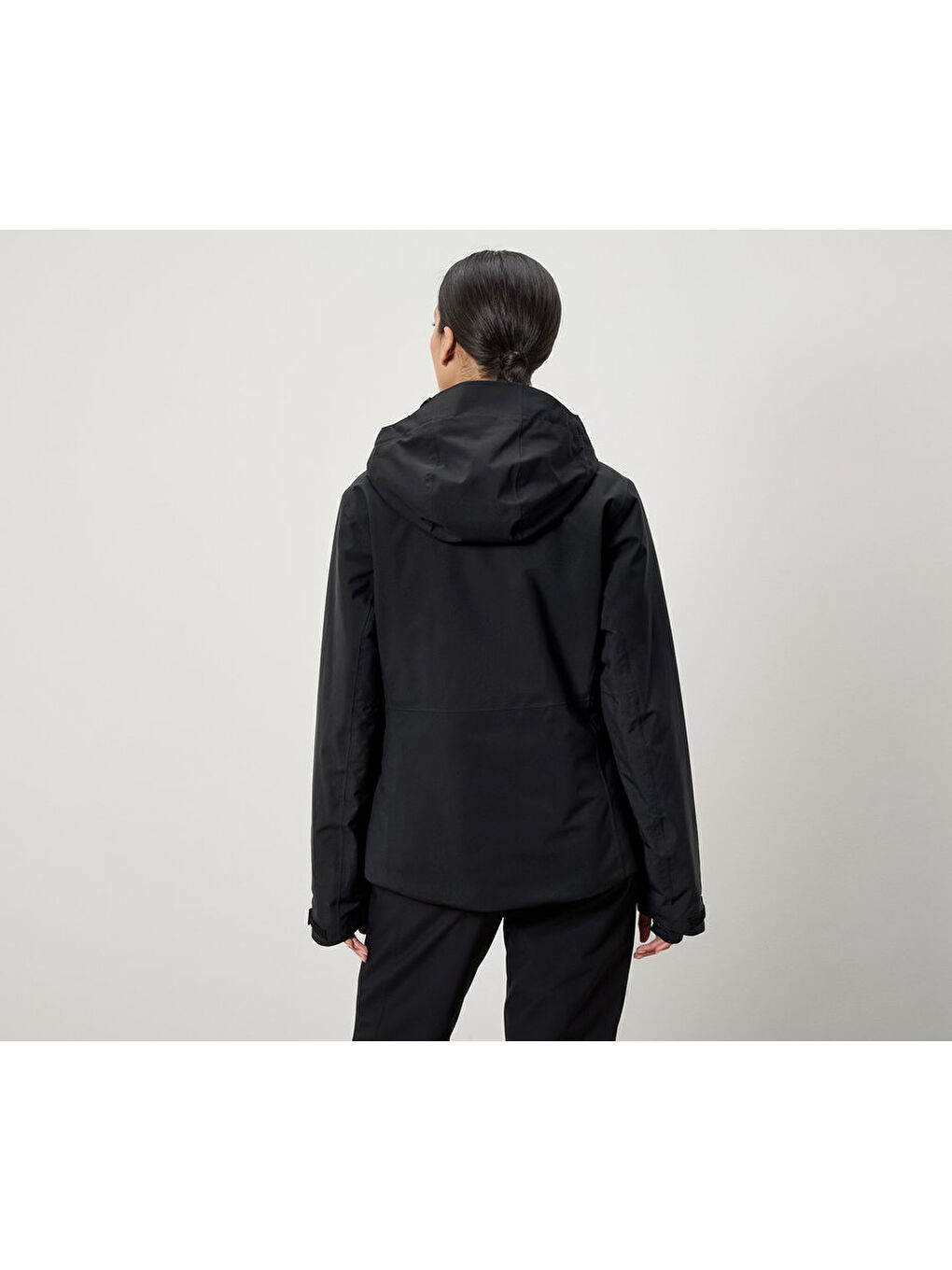 Kadın Kayak Ceketi, Siyah-1