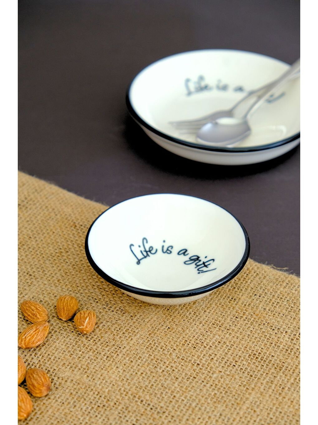 Beyaz Motto Gift Mini Kase 90cc Tekli 10x10x3cm-1