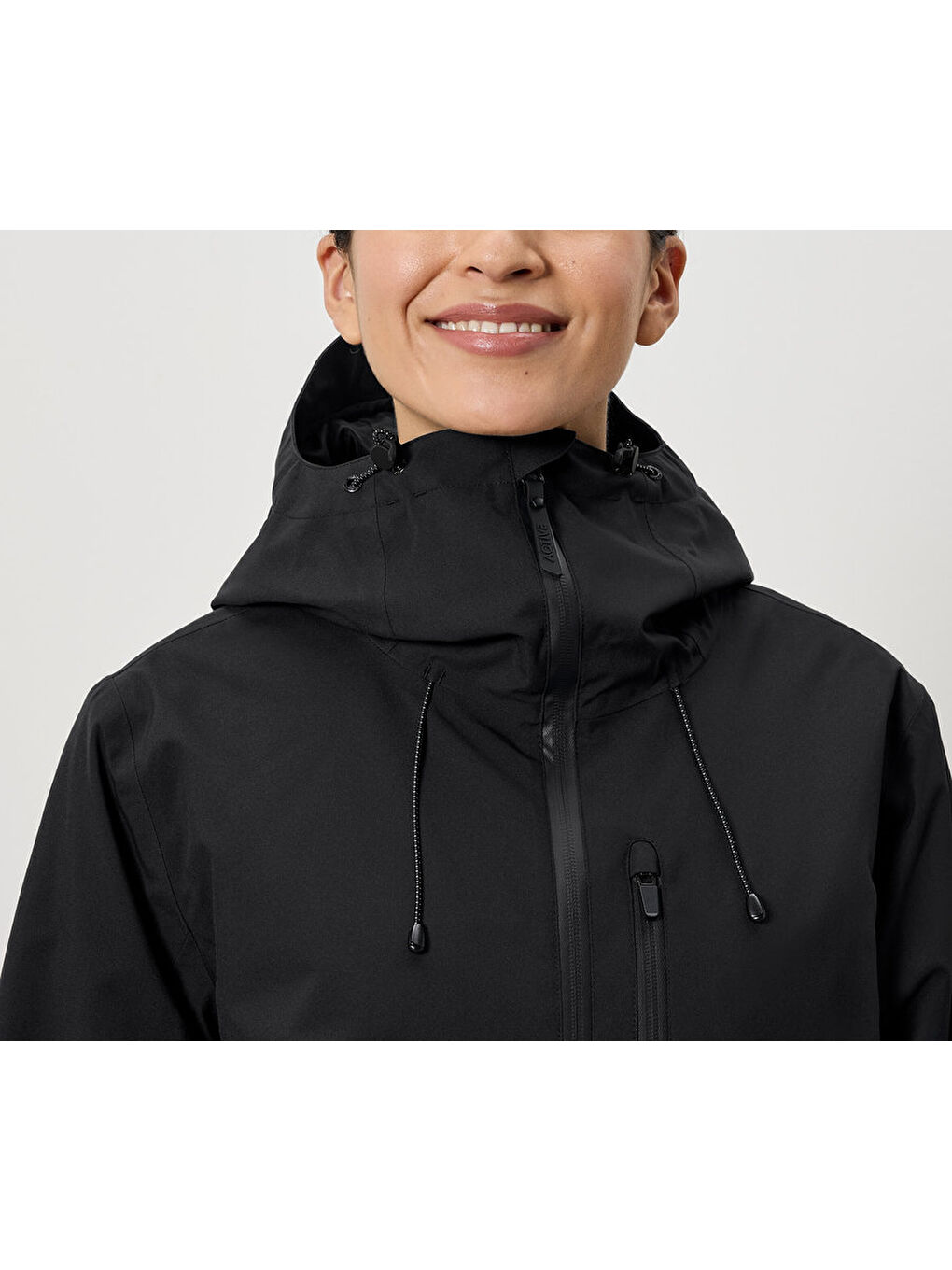 Kadın Kayak Ceketi, Siyah-2