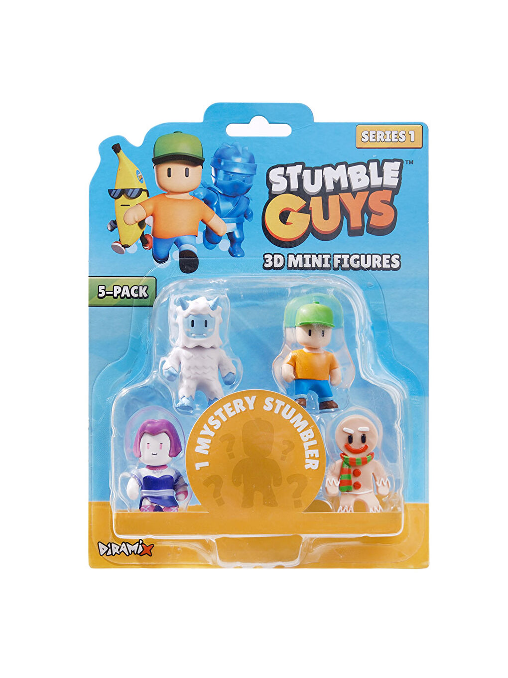 Stumble Guys Renksiz 5li Mini Figür S1-SG-30005-5-2