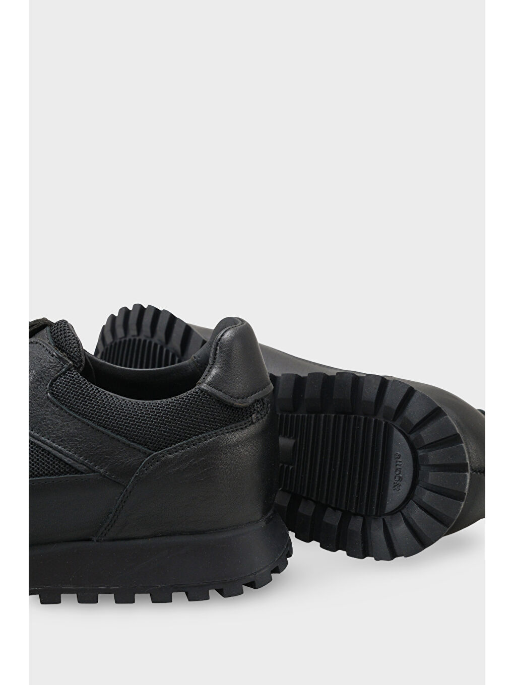 Siyah Erny Hakiki Deri Erkek Günlük Spor Ayakkabı Sneaker-3