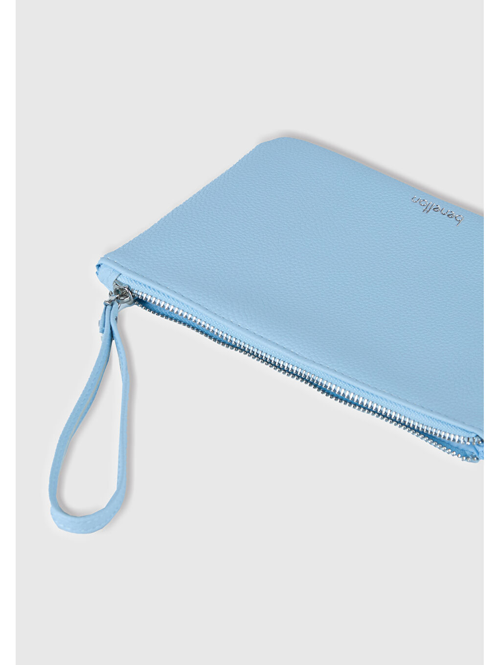 Unisex Açık Mavi Clutch Çanta-2