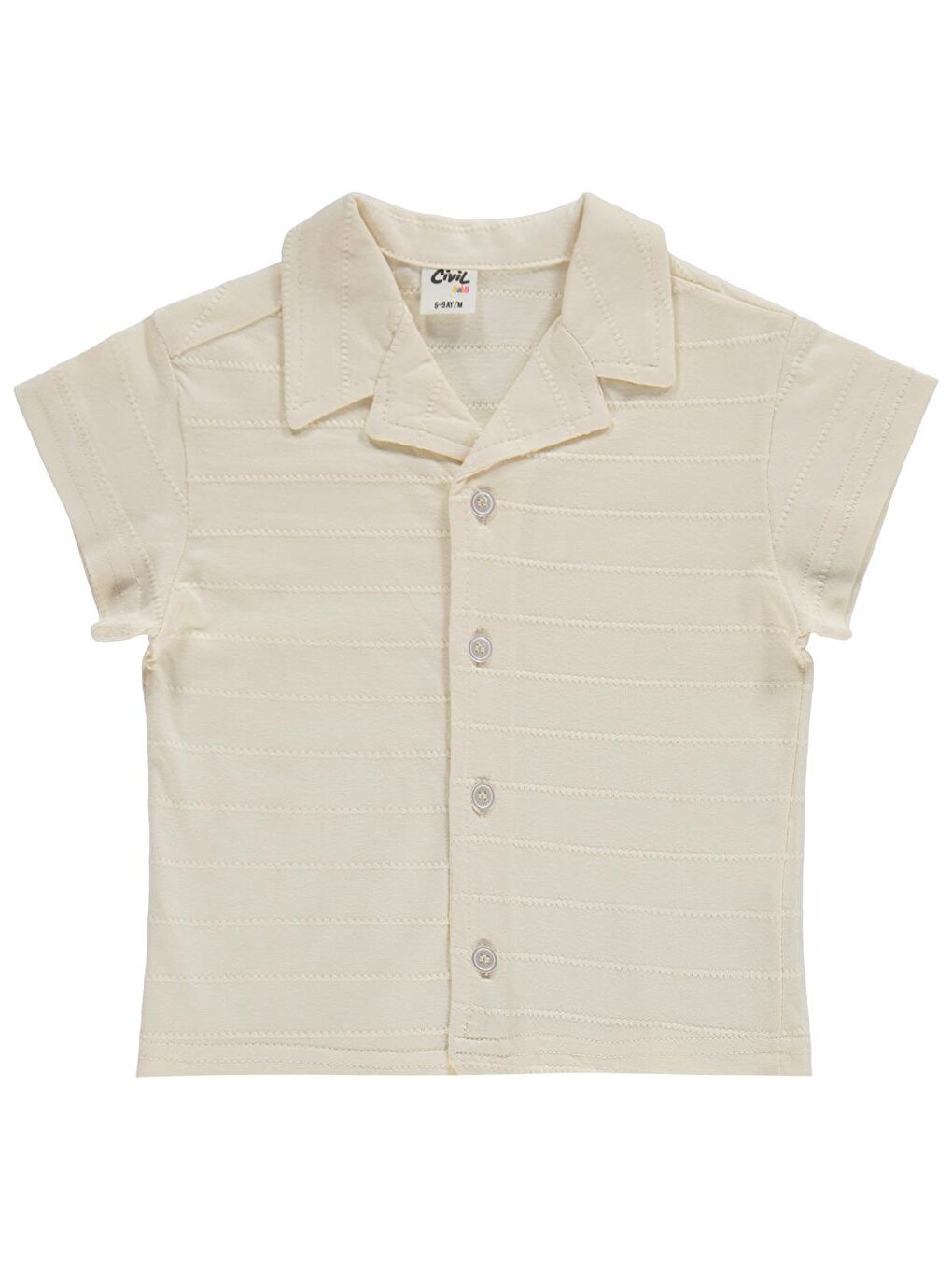 Lila Baby Jakarlı 6-18 Ay Takım - Ekru-3