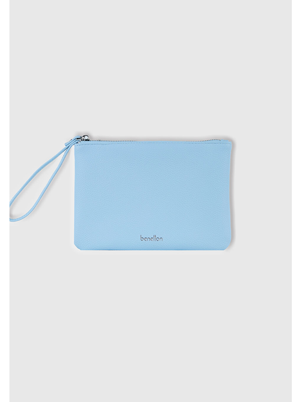 Unisex Açık Mavi Clutch Çanta