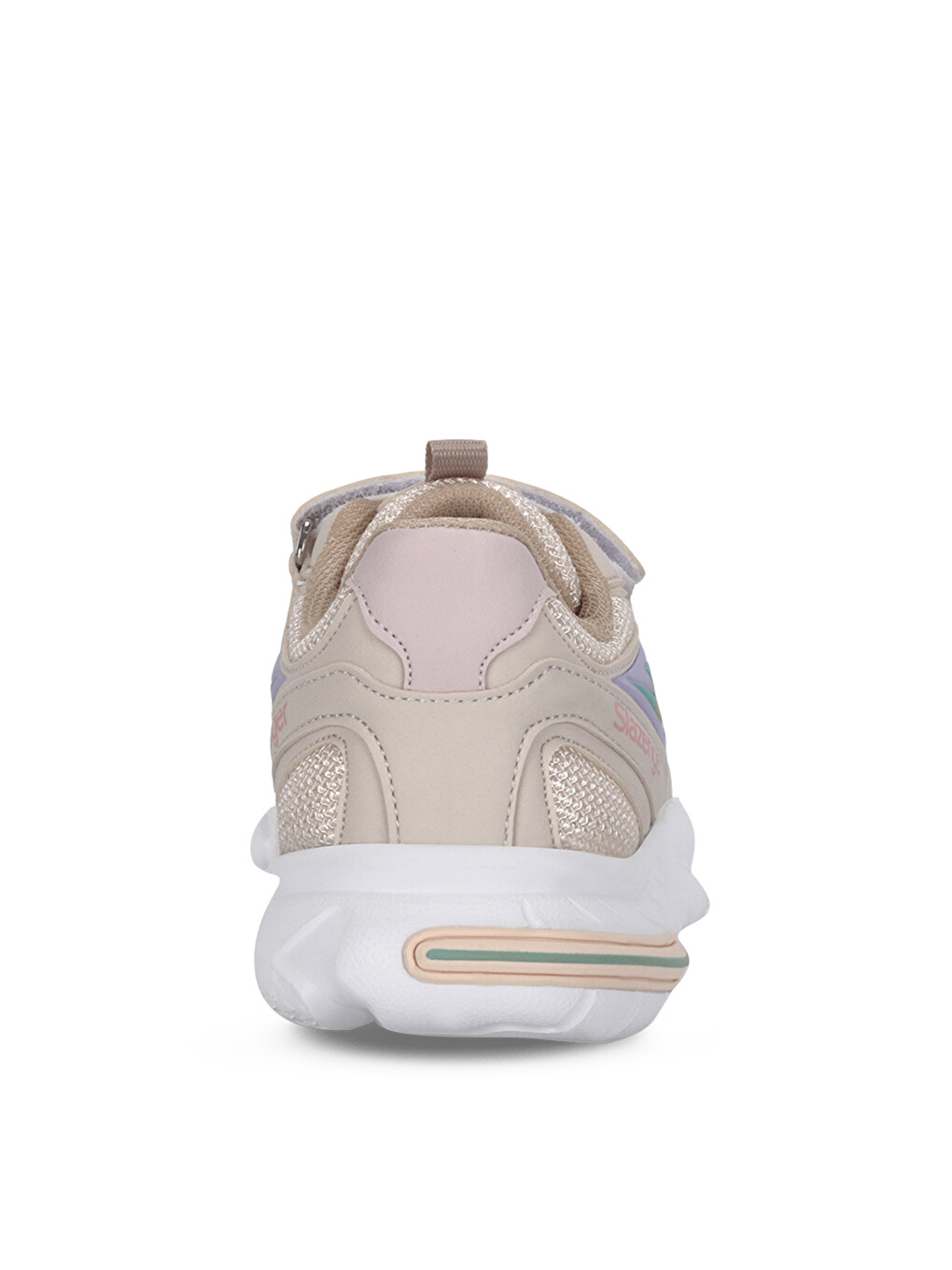 KAFKA P Unisex Çocuk Cırt Cırtlı Bej Günlük Spor Ayakkabısı-5
