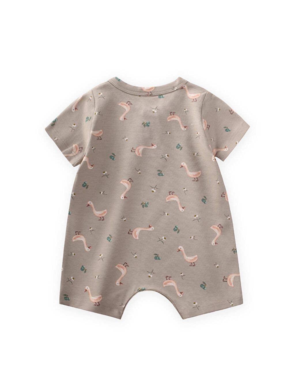 Bej Desenli Tulum 0-3 Yaş Ördek Desen-1