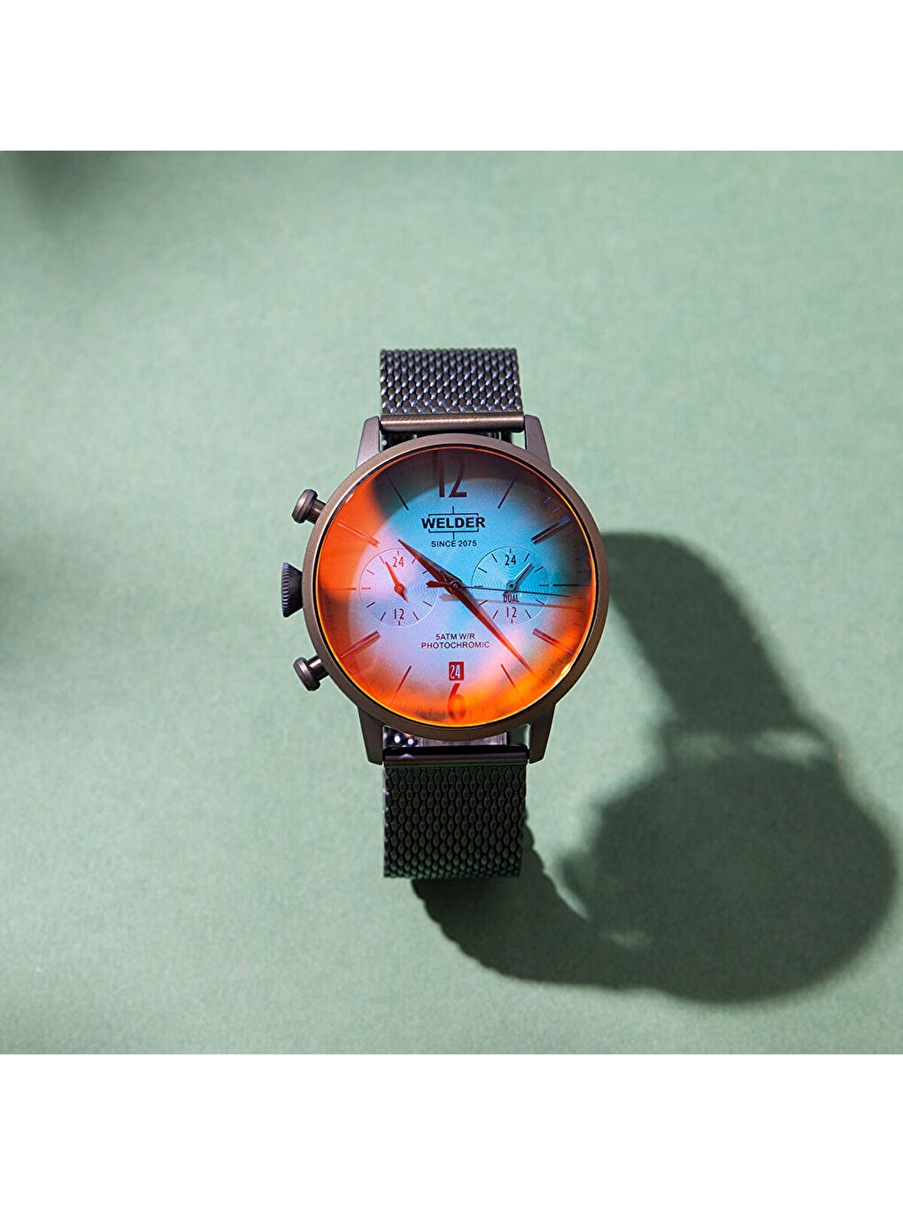 Yeşil WWRC1011 47 mm Erkek Kol Saati-2