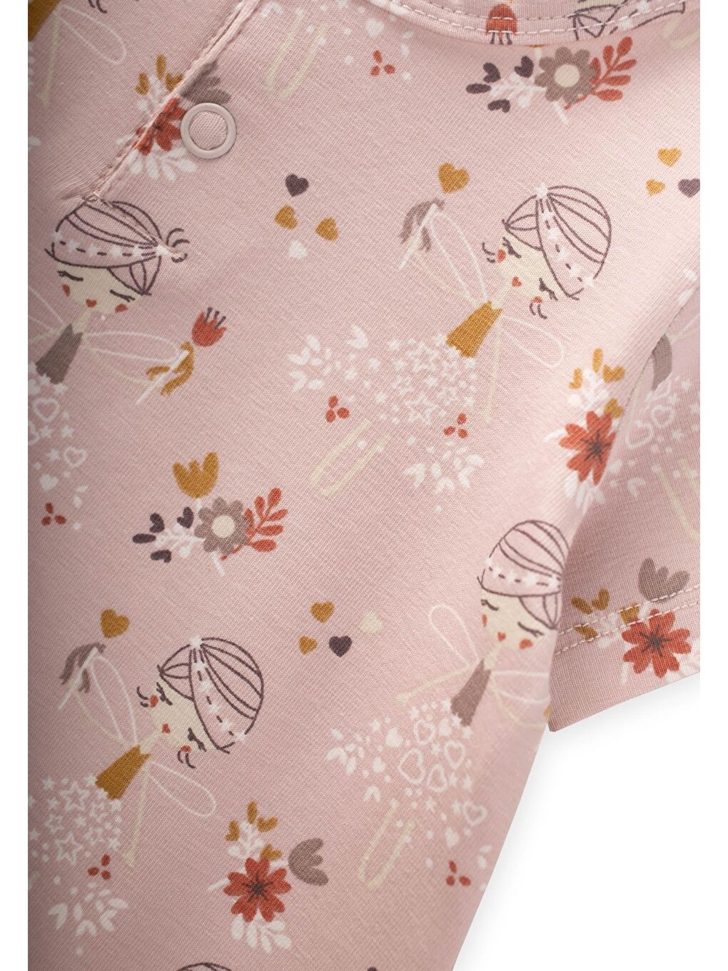 Pembe Desenli Tulum 0-3 Yaş Peri Desen-2