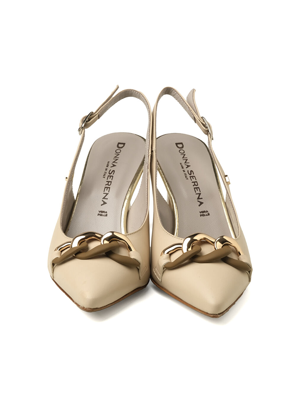 Ekru Kadın Topuklu / Stiletto 8F5148DP SOFTNIL PELLE CARNE-1