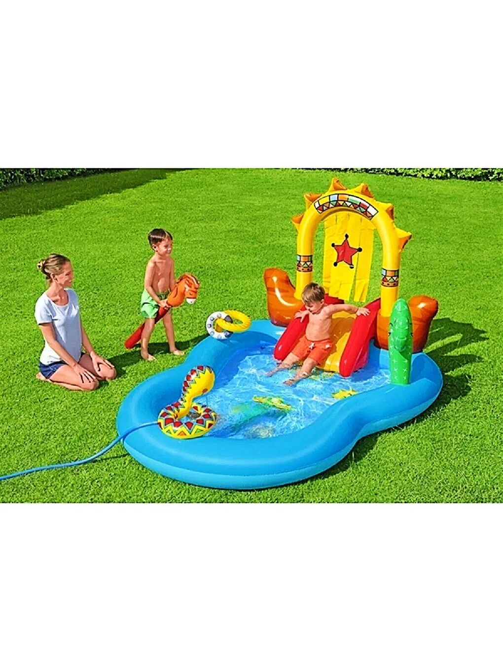 Vahşi Batı (Korsan) Oyun Havuzu 264x188x140 cm (BW53118)-3