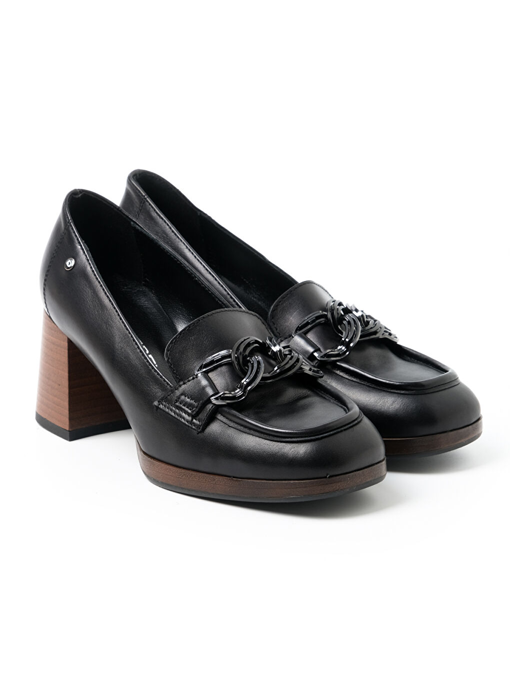 Siyah Kadın Klasik Ayakkabı 374841DP 4852 DS4781 DP Nairobi Pelle Nero-1