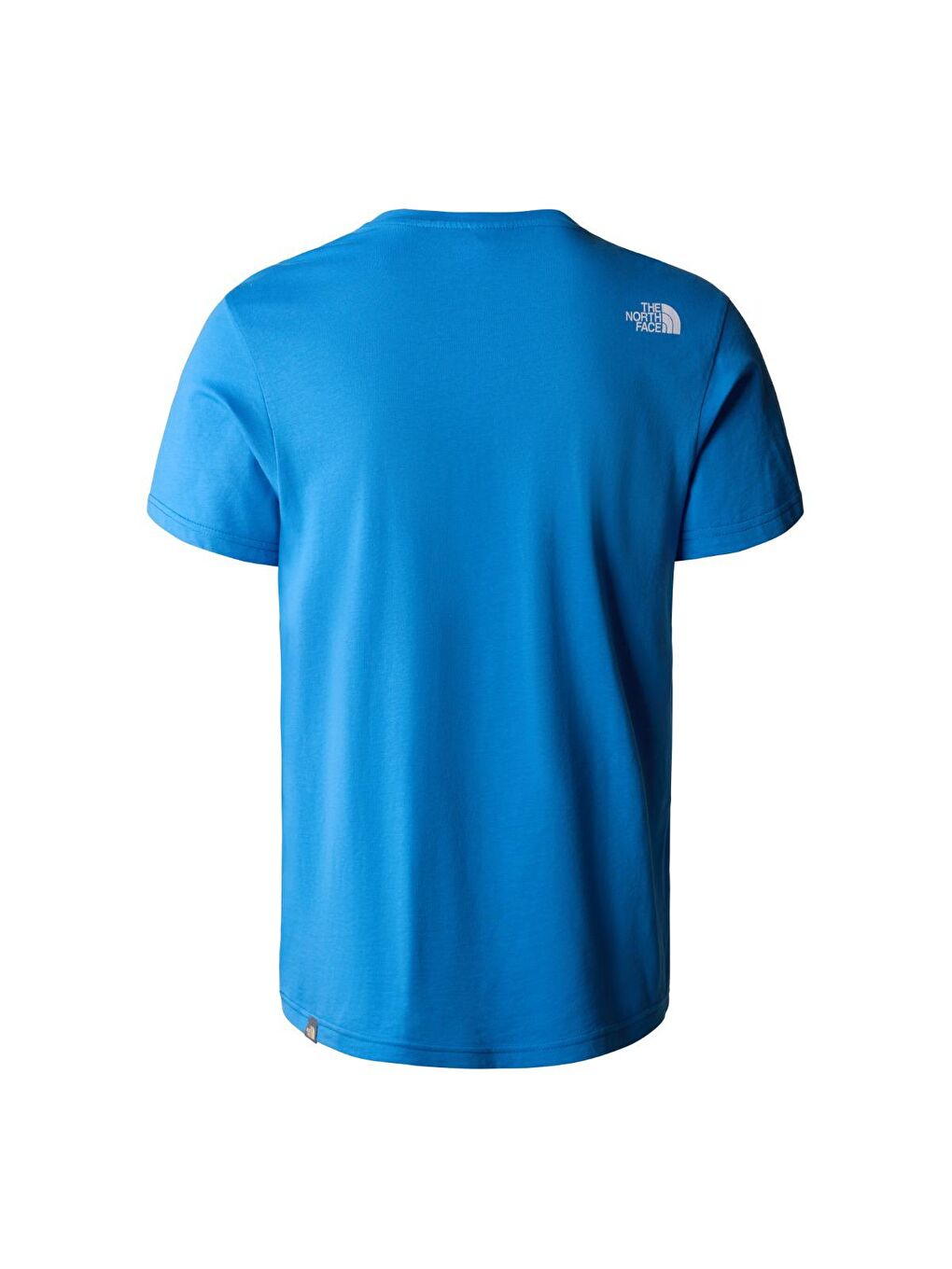 Simple Dome Erkek Mavi Bisiklet Yaka Spor Tişört-1