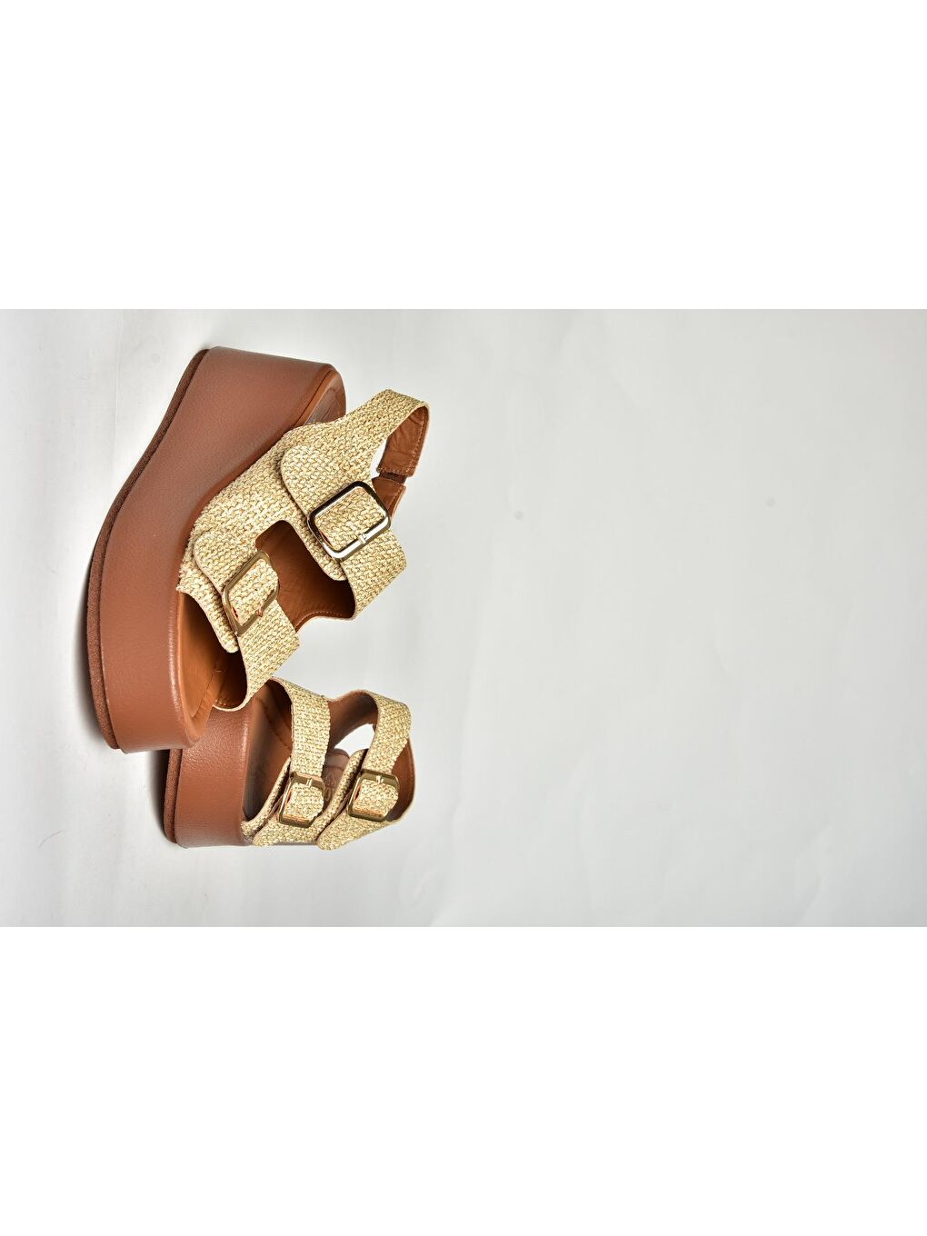 Bej Kadın Dolgu Topuklu Ayakkabı U9464185-5