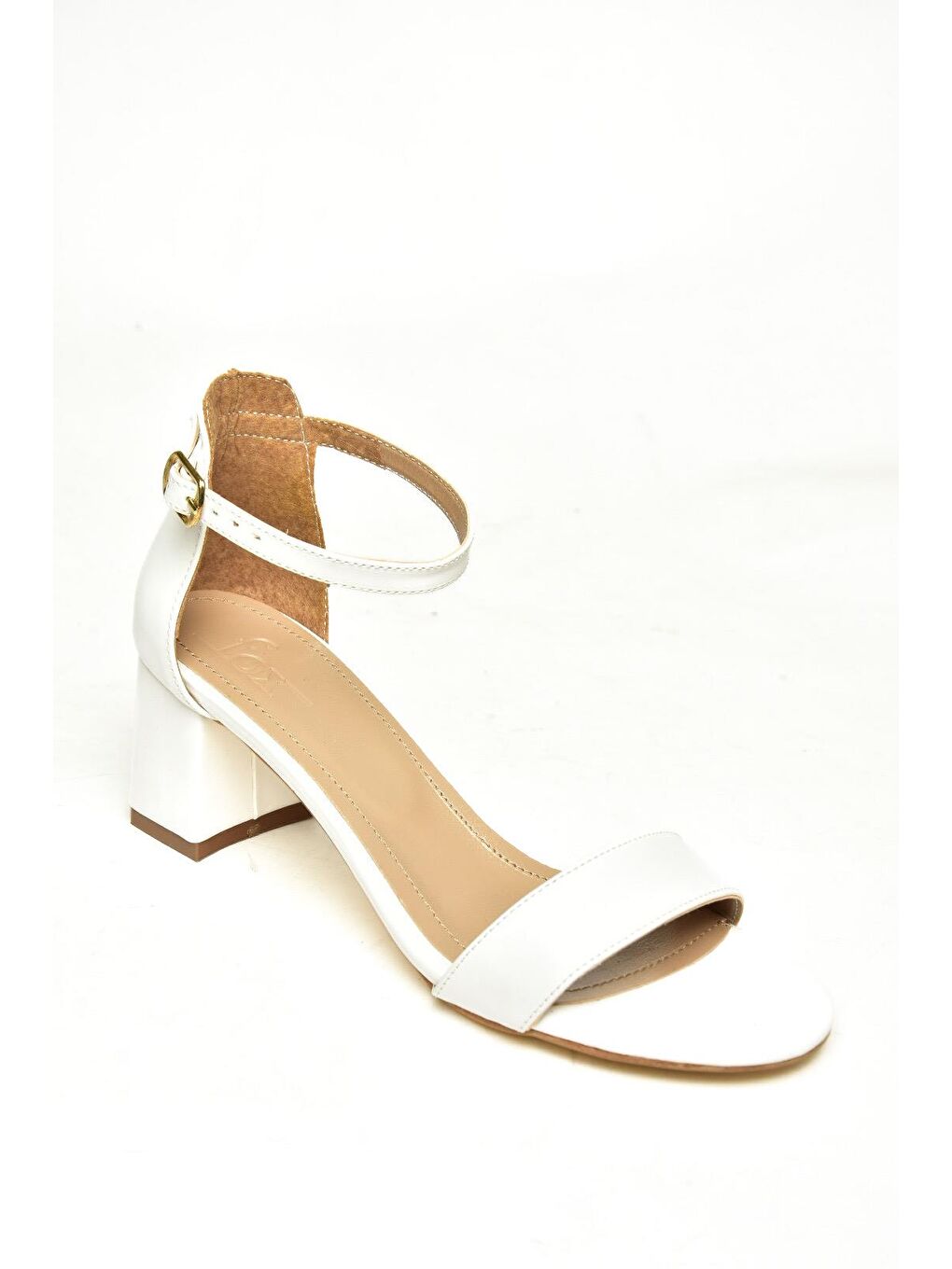 U5784510 Beyaz Kadın Topuklu Ayakkabı