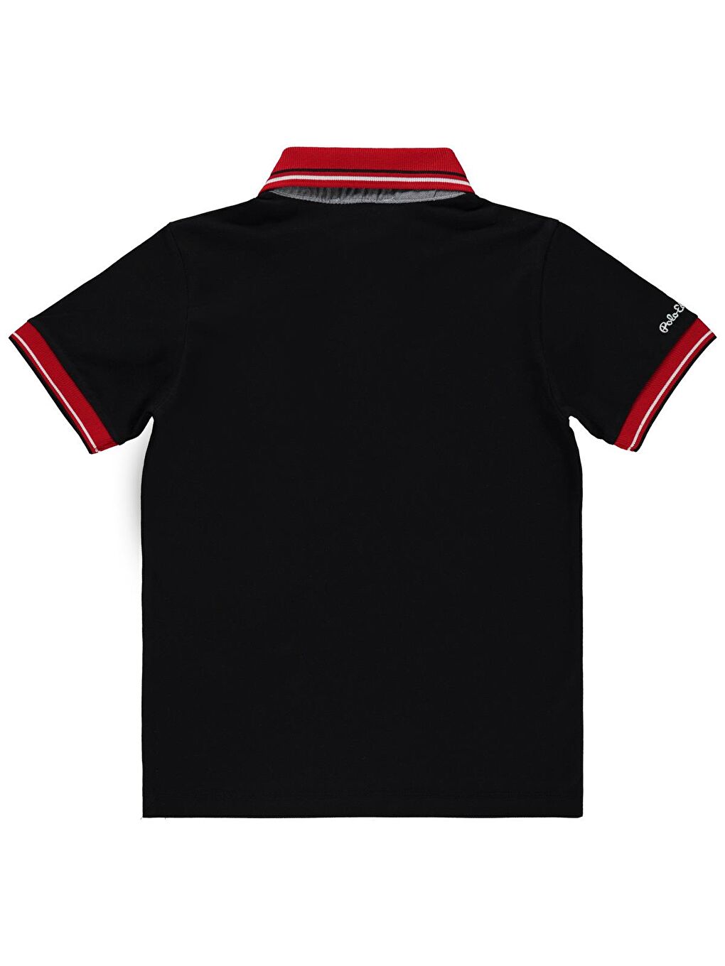 Boys Polo Edition Nakışlı 6-9 Yaş Tişört - Siyah 8-9 Yaş-1