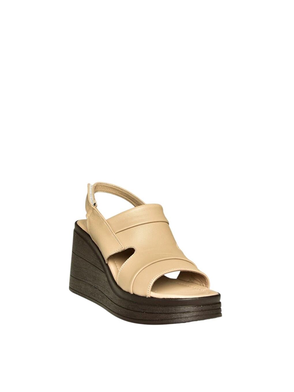 Bej Kadın Dolgu Topuklu Ayakkabı U5559603-4