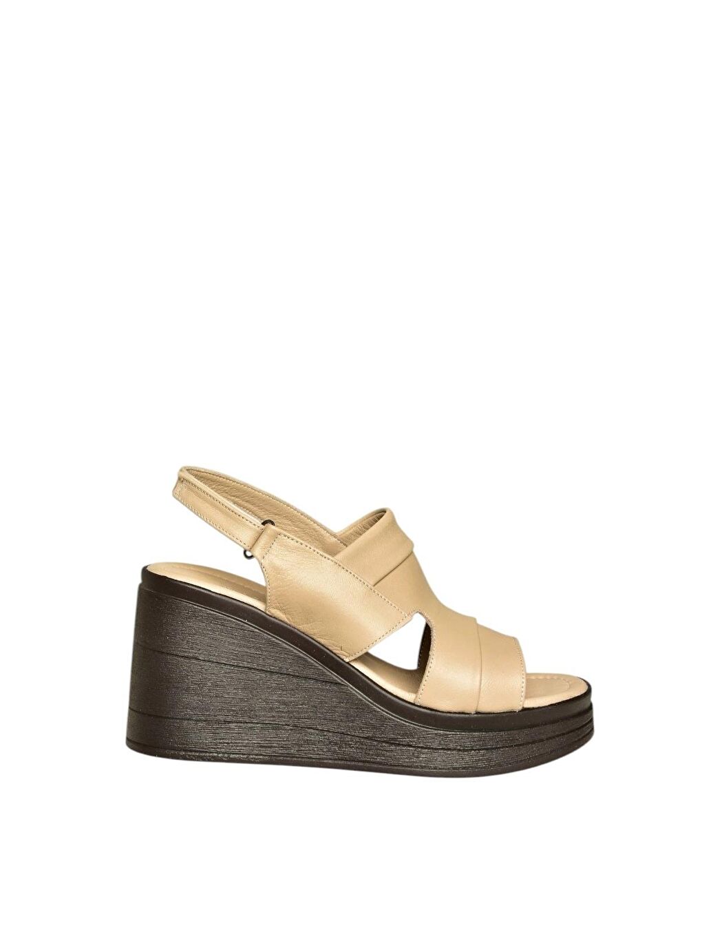 Bej Kadın Dolgu Topuklu Ayakkabı U5559603-5