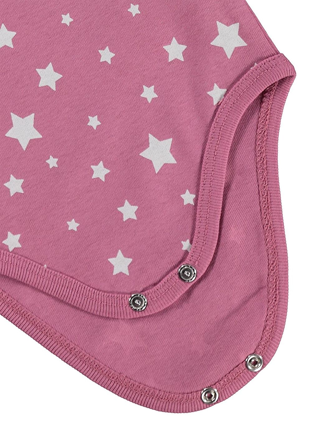 Baby Yıldız Empirmeli 5 Li 1-36 Ay Çıtçıtlı Badi - Pembe 12-18 Ay-4