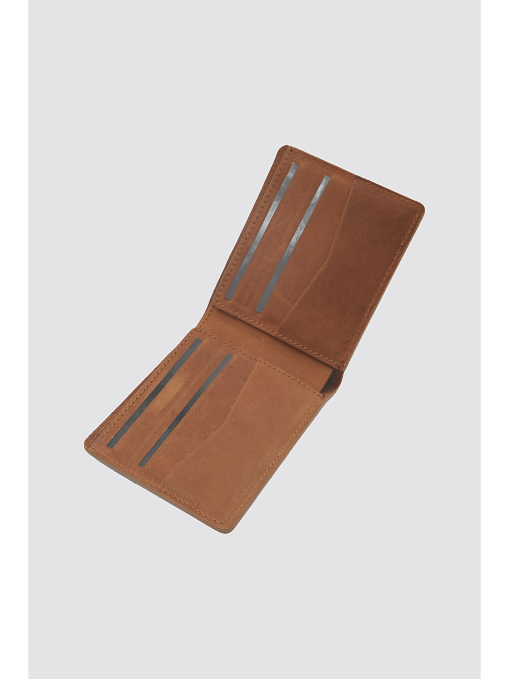 Kahverengi Taba Kutulu Hakiki Crazy Deri Cüzdan-2