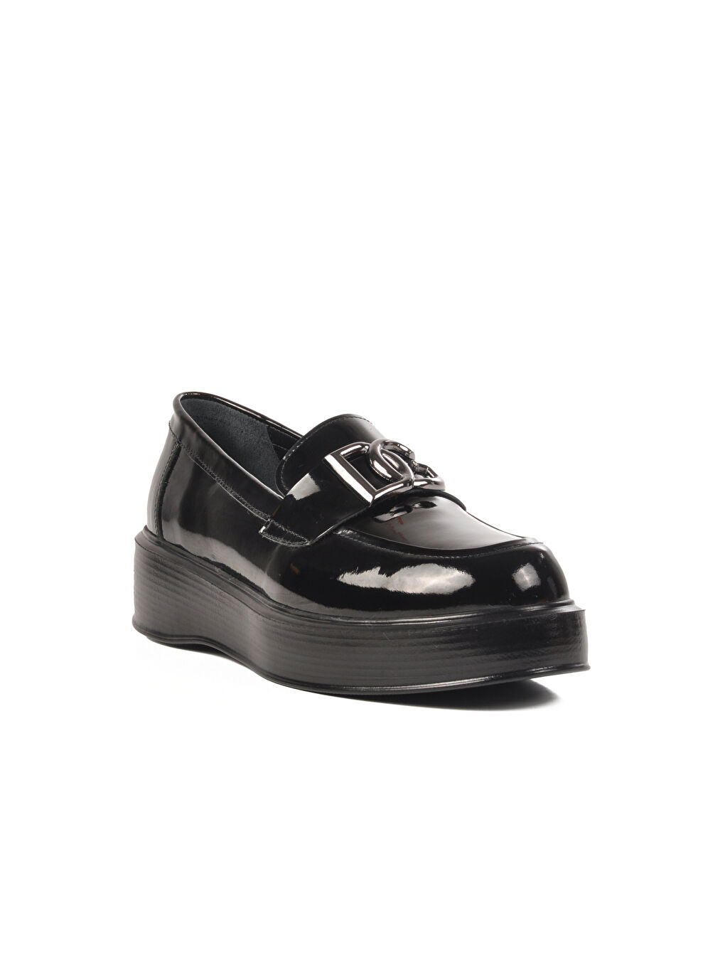 Siyah Rugan Hakiki Deri Erkek Klasik Ayakkabı Premium 2127 M-2