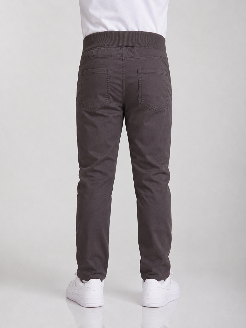 Gri Kız Çocuk Okul Pantolonu Unisex-4