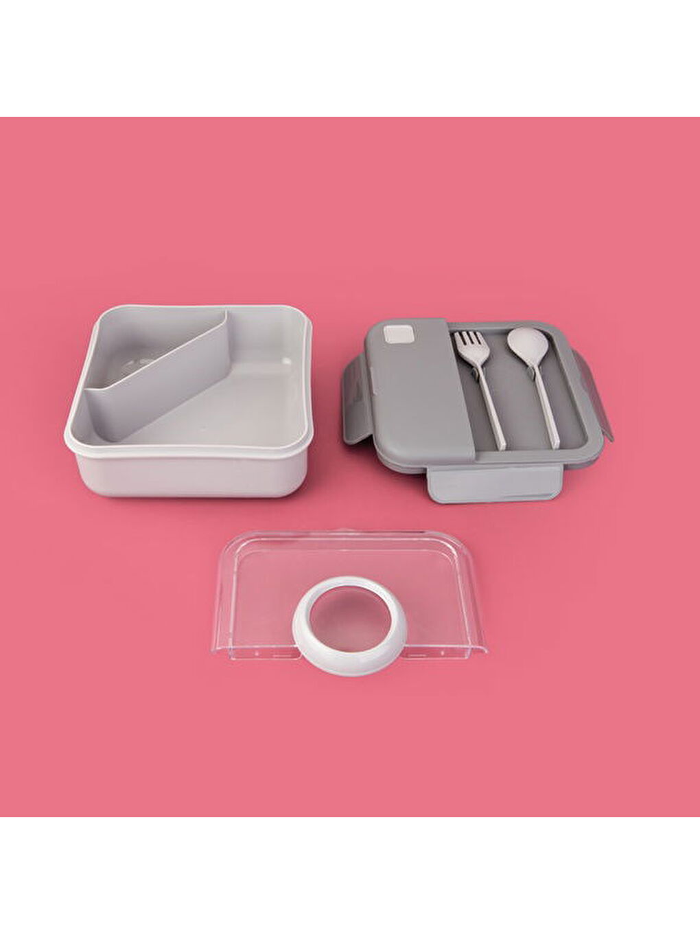 Boutique Beslenme Kabı - Gri - 1,25 lt-2