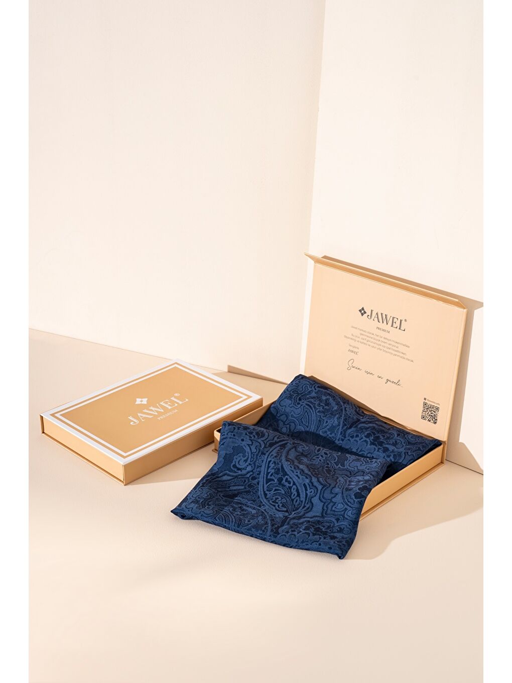 İndigo Kadın Karelya Modal Floş Şal-2