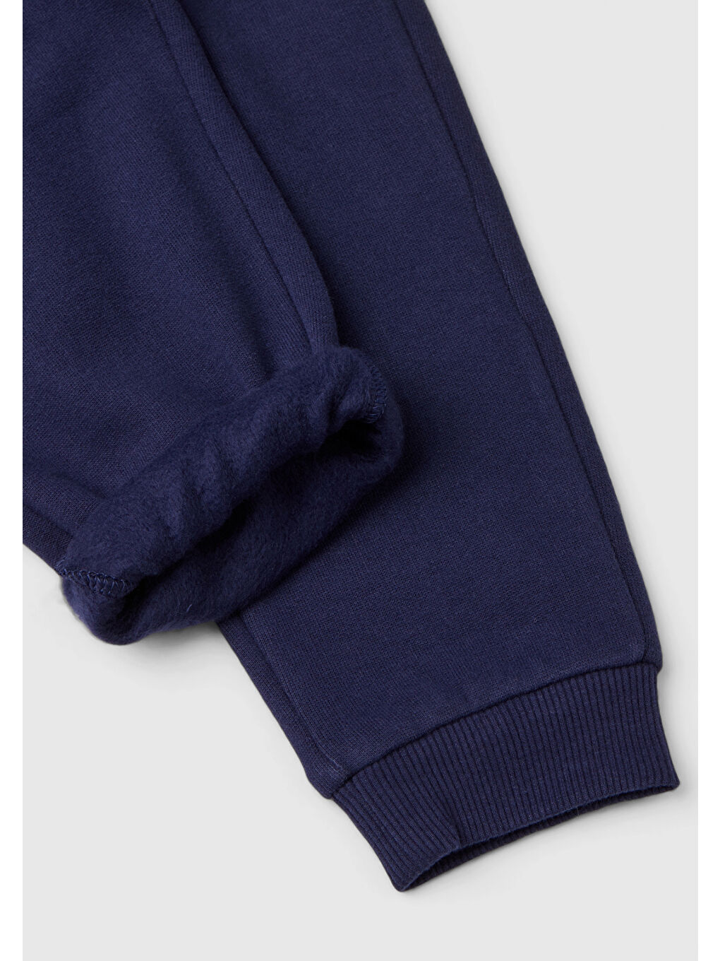 Erkek Çocuk Lacivert Arka Cebi Logo İşlemeli Beli Lastikli Eşofman Altı-2