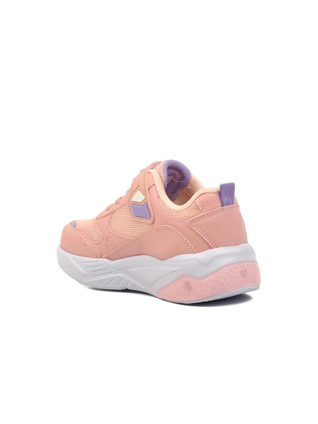 Pepino Pudra-Lila Pudra Unisex Cırtlı Fileli Çocuk Sneaker 1648-P - 3