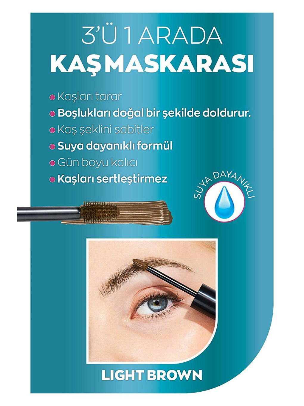 AVON Renksiz Brow Boost Kaş Jeli Light Brown - 2