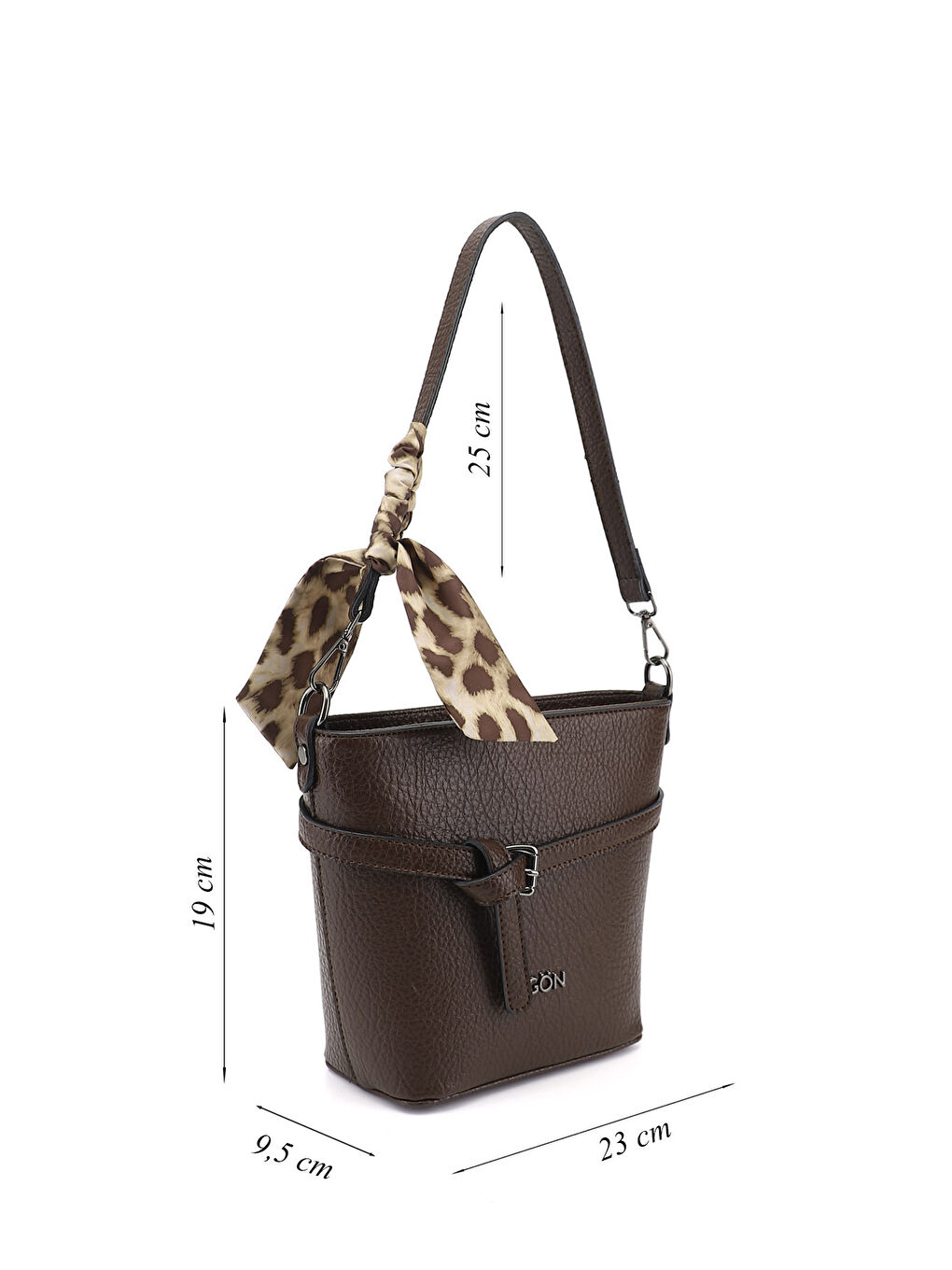 Kahverengi Kadın KAHVERENGİ Uzun Askılı Omuz Çantası-1