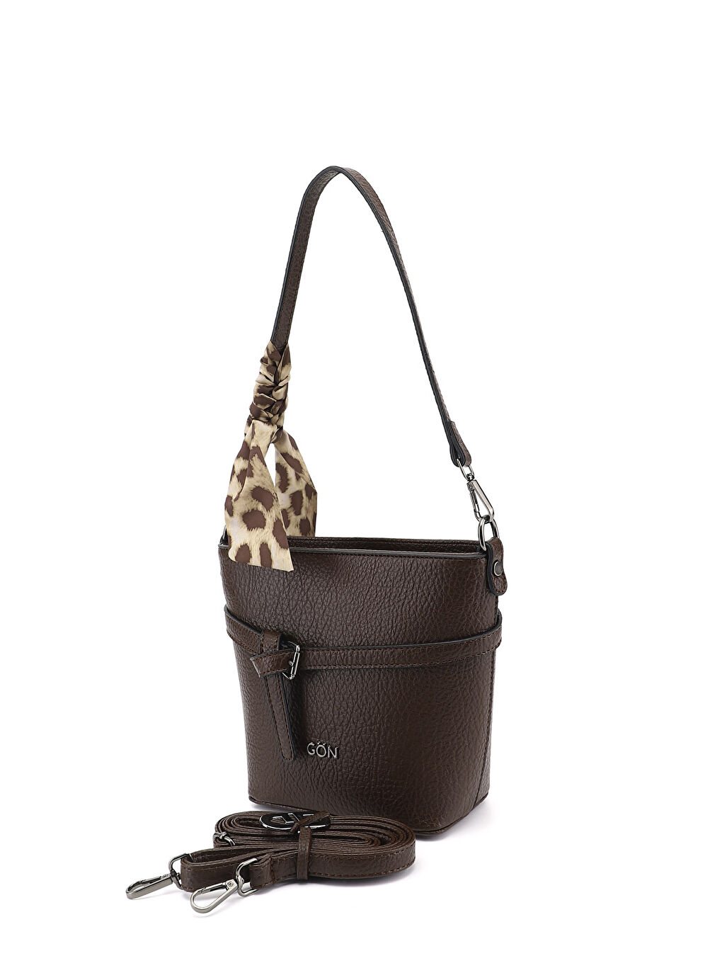 Kahverengi Kadın KAHVERENGİ Uzun Askılı Omuz Çantası-2