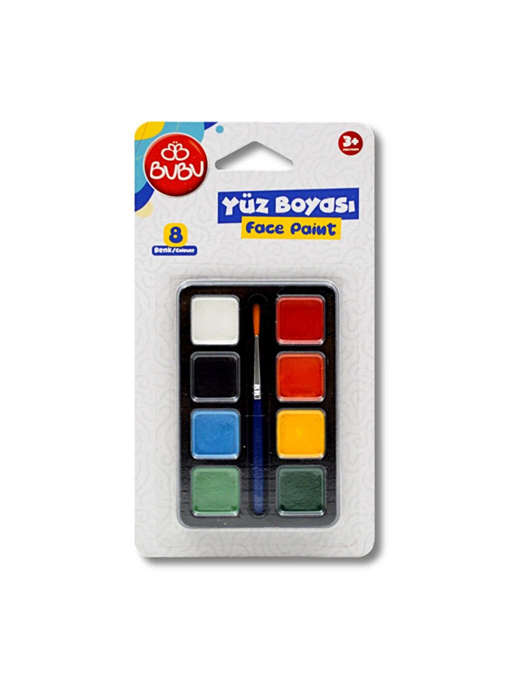 Tablet Yüz Boyası 8 Renk (-YUZ002)