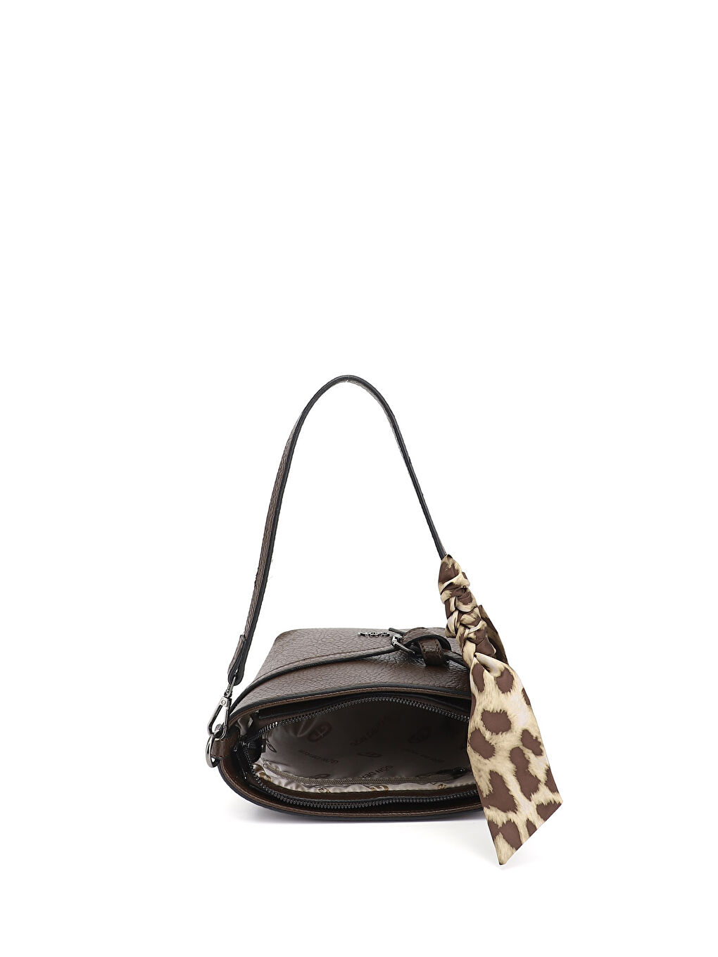 Kahverengi Kadın KAHVERENGİ Uzun Askılı Omuz Çantası-4