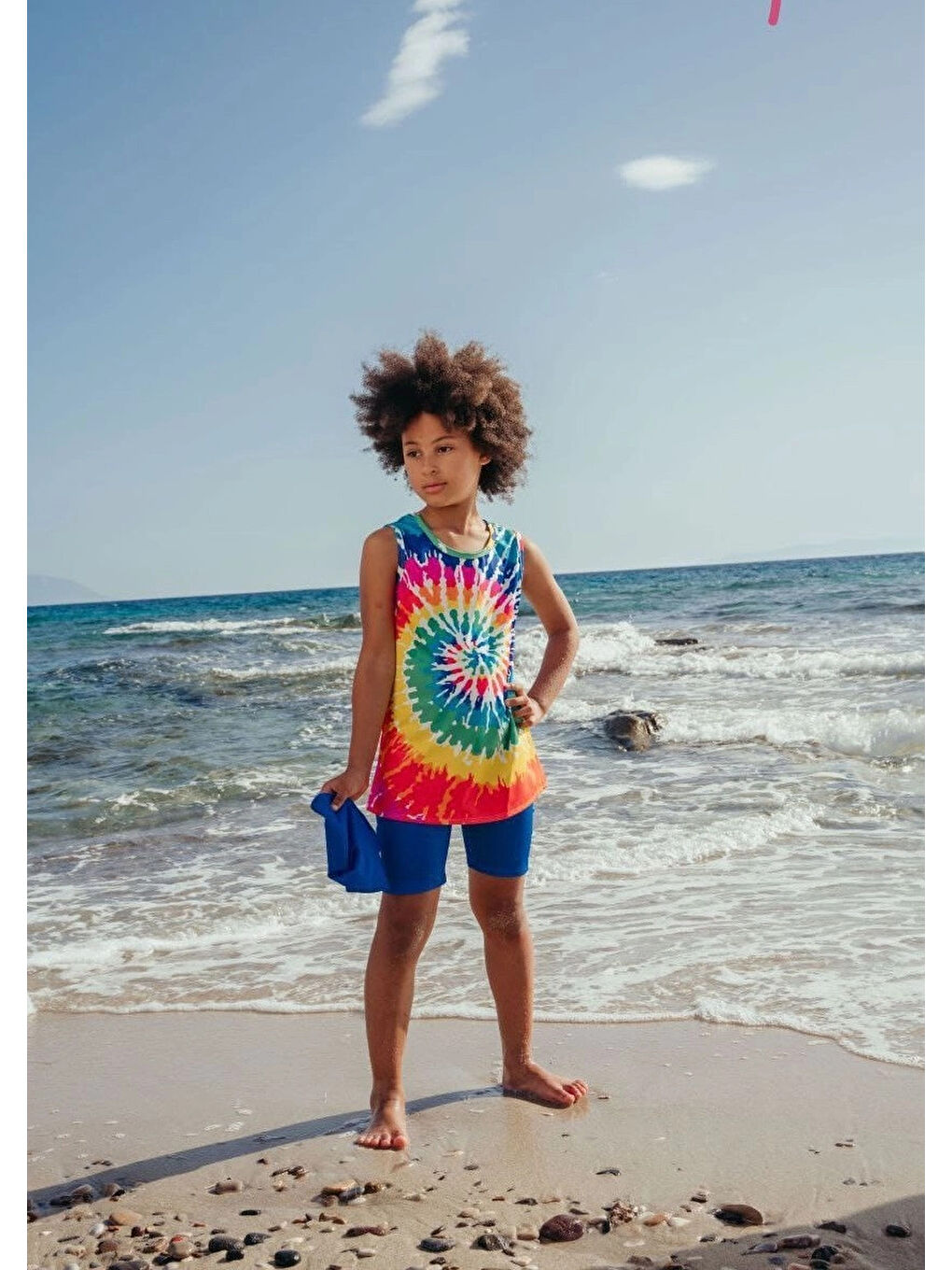 Karışık Desenli Kız Çocuk Mayo 3991