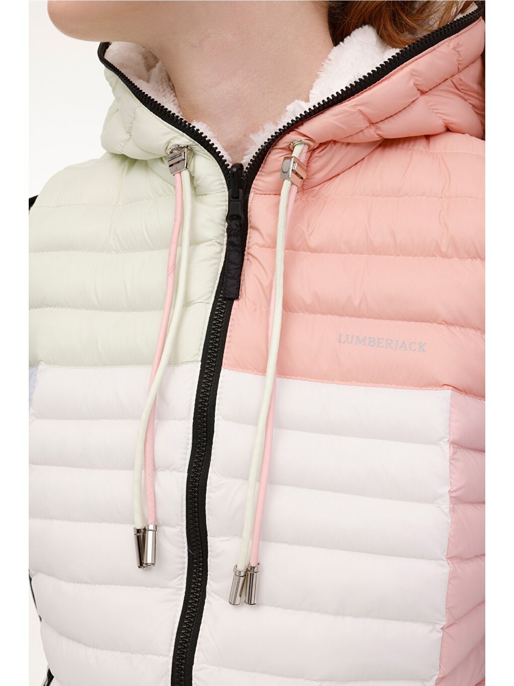 Siyah WL ADDISON 4V324-100B 4PR Beyaz Kadın Yelek-3